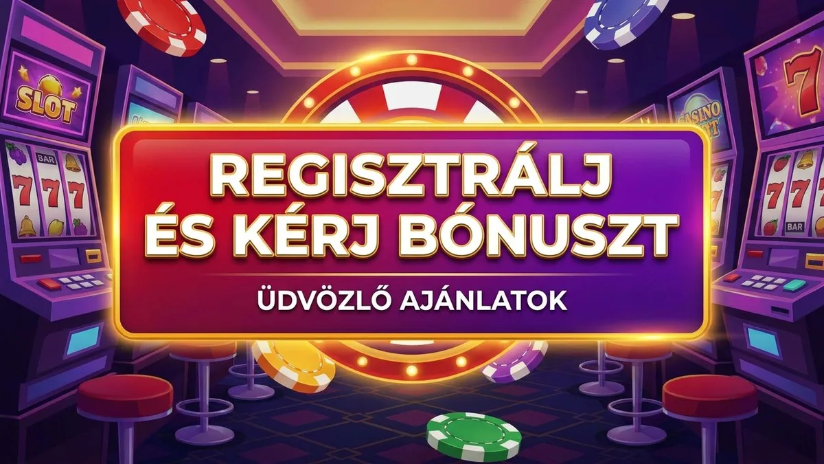 Regisztráció bónusszal